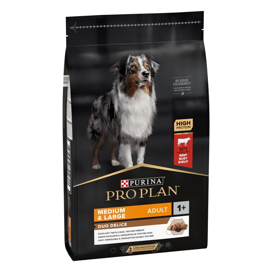10 kg Pro Plan Adult Medium y Large Duo D&eacute;lice Buey pienso para perros, , large Imagen numero 1